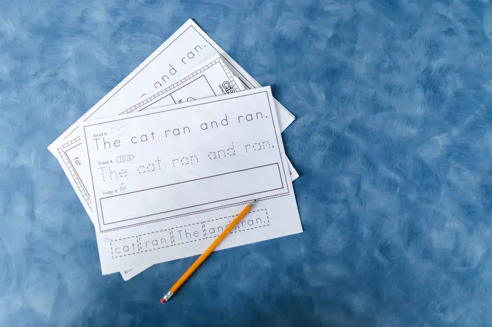 Step-by-step alphabet worksheets